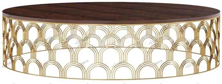 Jetclass Круглый журнальный столик из металла Cosmos Jco204 (a)