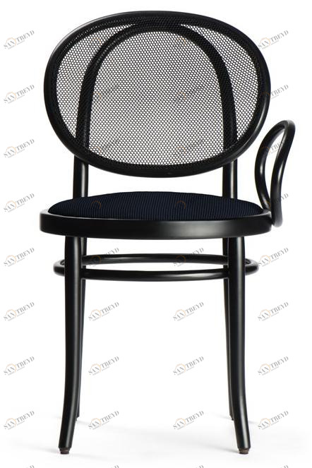 Wiener GTV Design Деревянный стул со спинкой из технической сетки и подлокотником N.0 sun-id-1422955