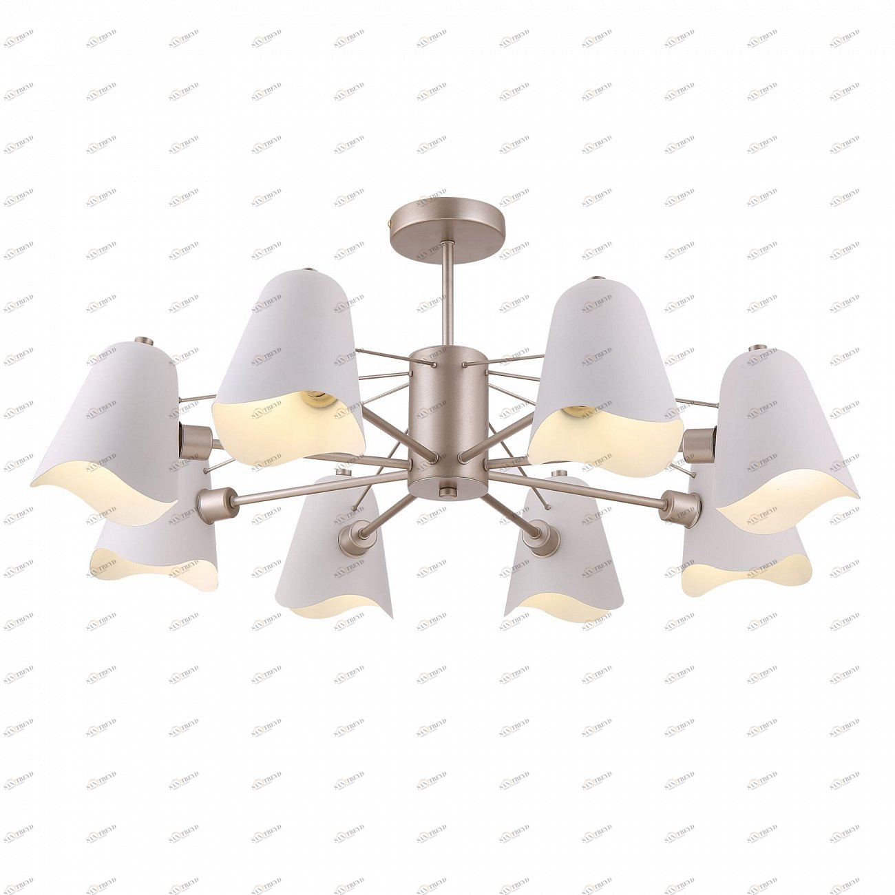 Люстра подвесная золото Manon 08S FREYA MODERN 00-3956371 Золото