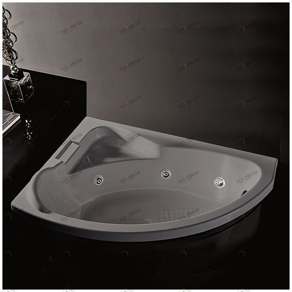 Ванна Gruppo tressee Syria V6557-SX-SE серая с гидромассажем угловая встроенная левая Gruppo Treesse STDV6557SXSE