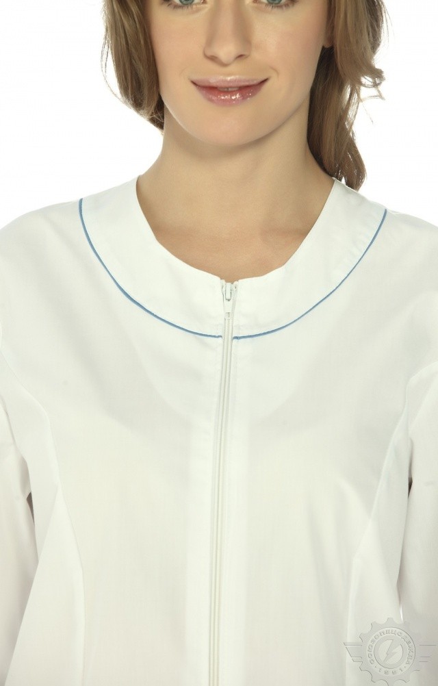 63683 Халат "Сервис-Люкс" белый  Медицинская одежда  размер 46/158-164 Спецодежда  - Вид №5