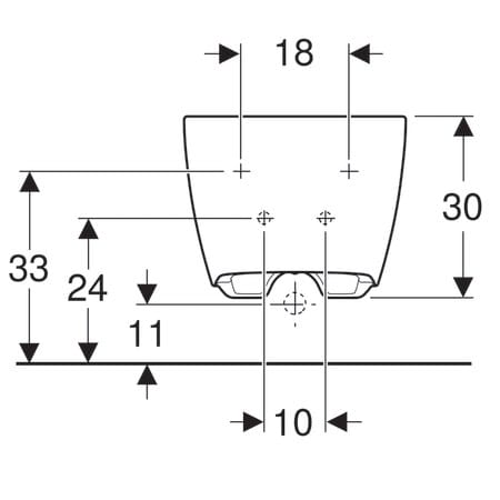 Керамическое подвесное биде Geberit One ARCH-00137928 - Вид №5
