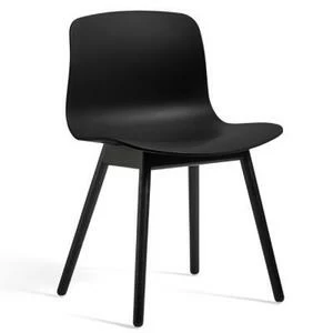 Стул AAC12, черный с черными ножками