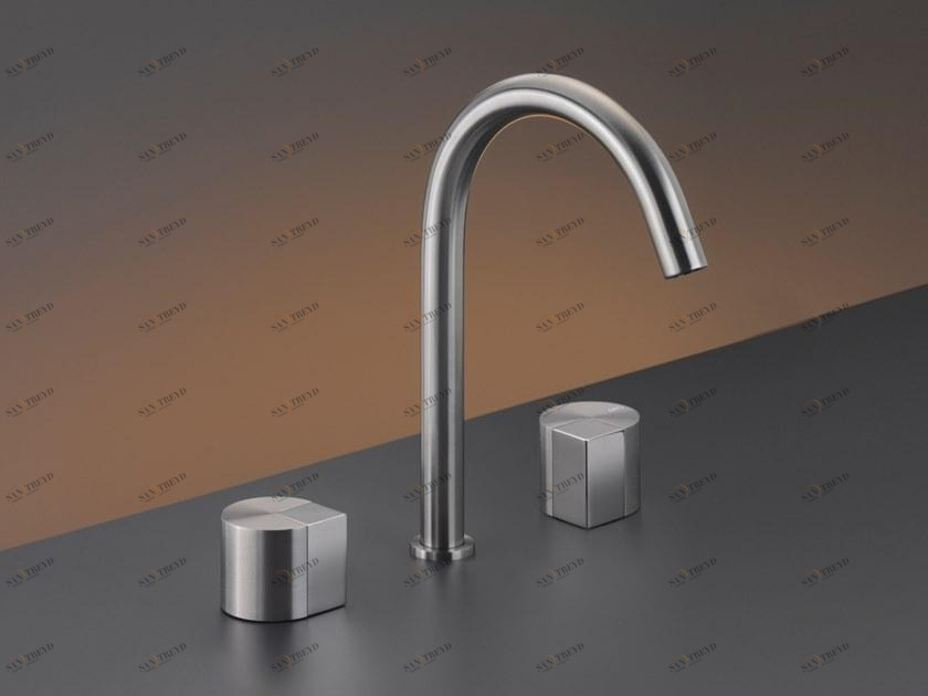 Ceadesign Смеситель на 3 отверстия с поворотным изливом Duet Det 15