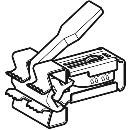 461.200.00.1 Соединитель профиля Geberit GIS Geberit  - Вид №1