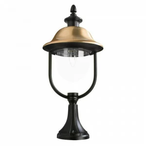 Уличный светильник золотистый Arte Lamp Barcelona A1484FN-1BK ARTE LAMP ФОНАРЬ 00-3898563 Золото