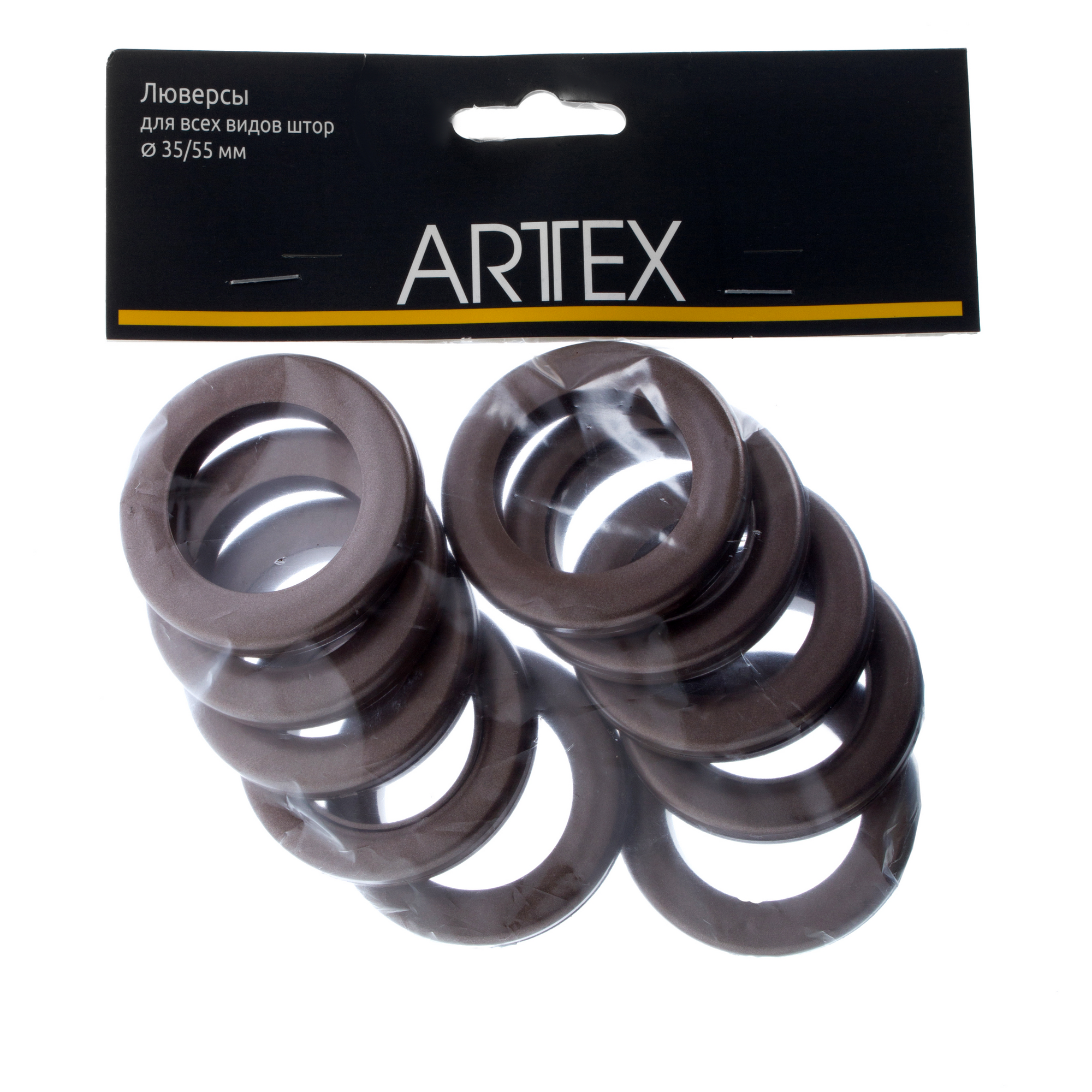 17971840 Люверс универсальный 350х550 мм цвет мокко STLM-0009104 ARTTEX  - Вид №1