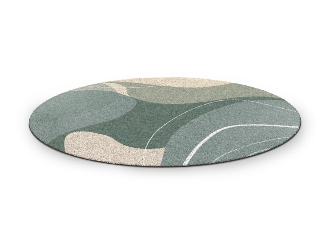 Круглый полиамидный ковер с рисунком MOMENTI Home &amp ARCH-00034210 - Вид №1