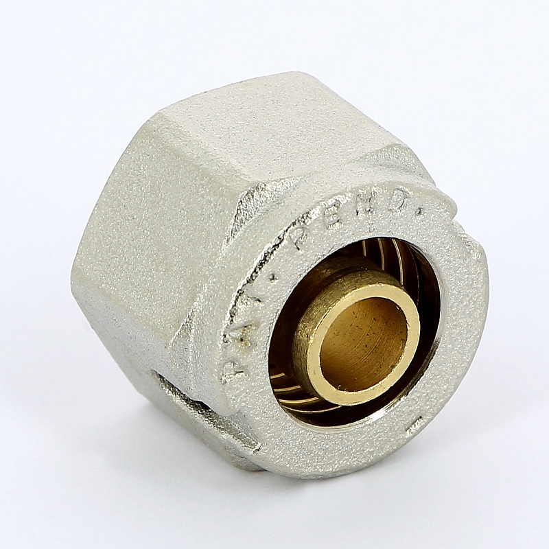 Соединитель для PEX-трубы обжим EMMETI 16х2,2(М24х19) 28100336 - Вид №2