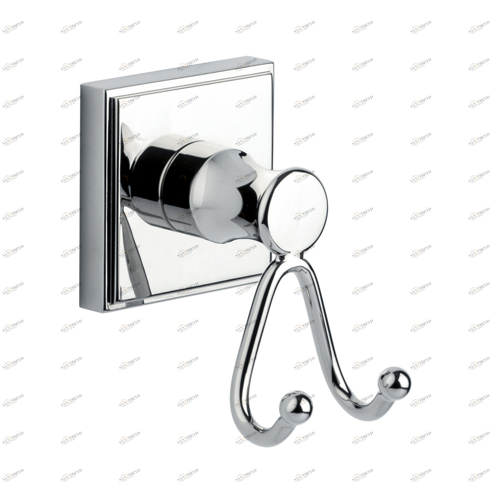 C02-501 C02-501 Настенный двойной крючок ТРАНСАТЛАНТИЧЕСКИЕ ИНС Cristal & Bronze TRANSATLANTIQUE INSERT 