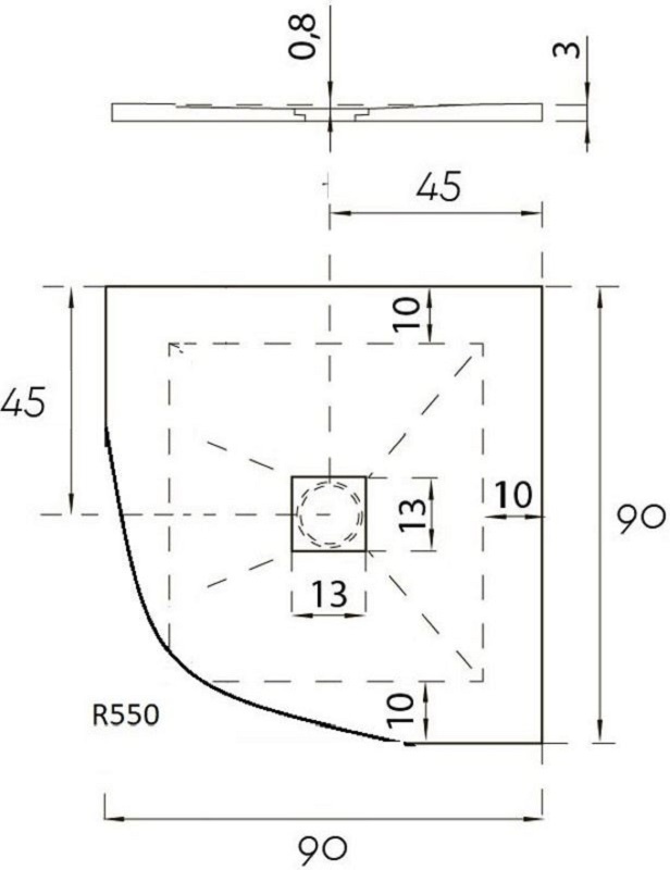00242255 Поддон Hidronatur Pleasure Santreyd - Вид №1