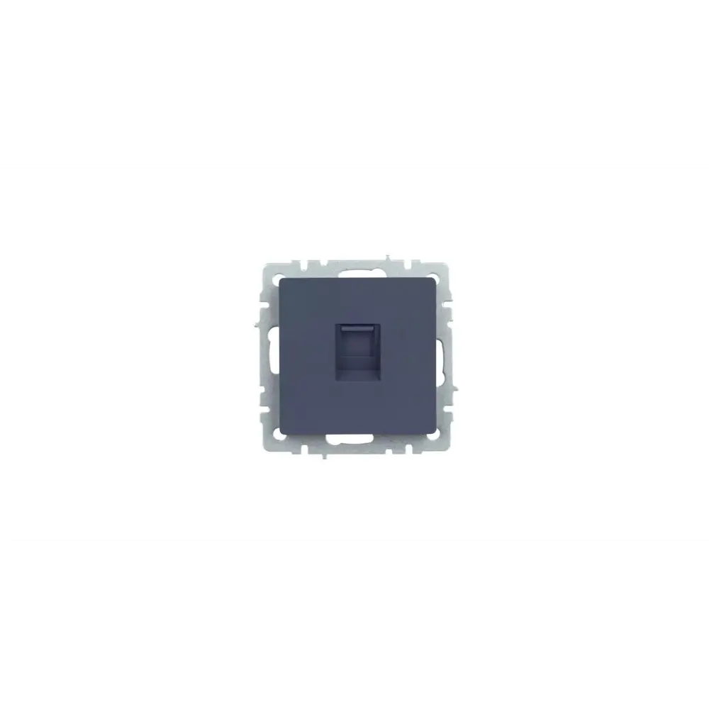 Розетка встраиваемая IEK Brite РК10-БрМ RJ45 cat 5e цвет маренго 89361850 STLM-2136413 - Вид №1