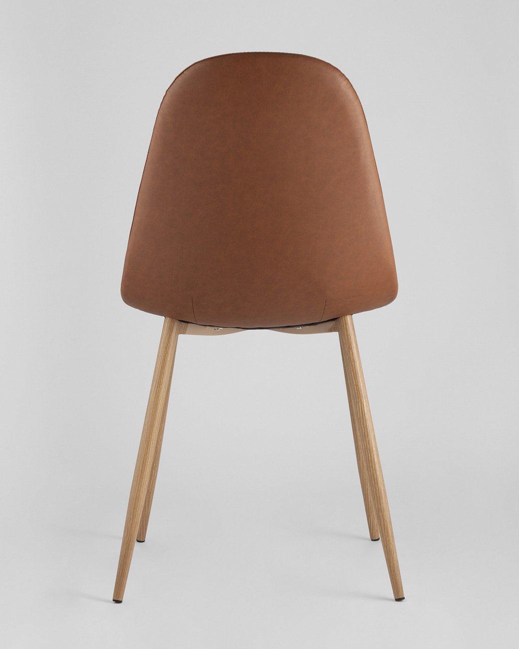 Стул со спинкой коричневый из экокожи "Валенсия" STOOL GROUP ДИЗАЙНЕРСКИЕ, ИНТЕРЬЕРНЫЕ 00-3946144 Коричневый  - Вид №5