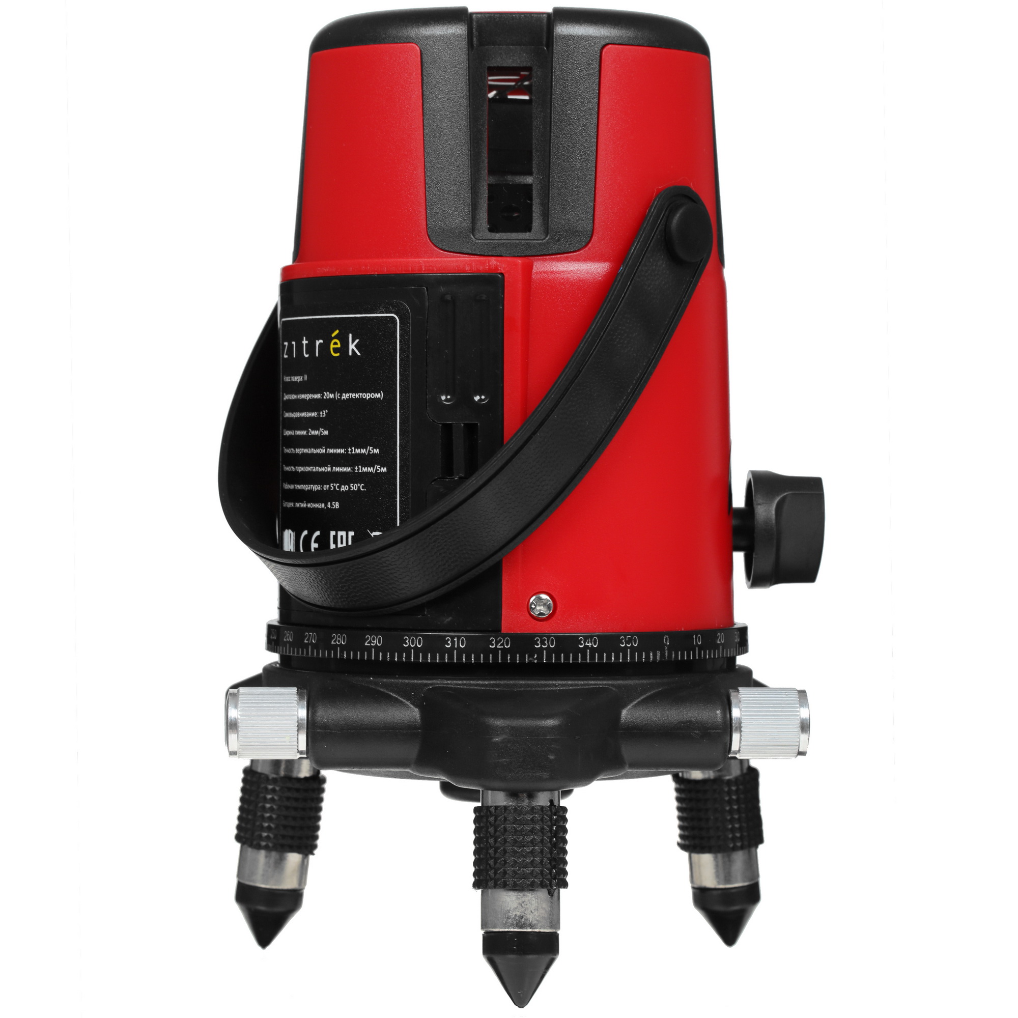 Лазерный нивелир Zitrek LL4V1H-2Li-MC 5304430 STDN-0135960 - Вид №4
