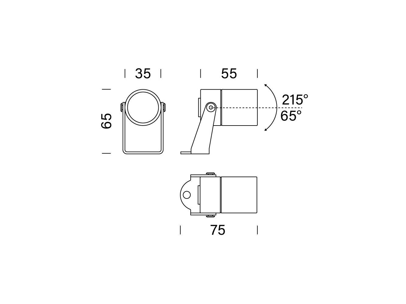 Регулируемый светодиодный прожектор из нержавеющей стали с защитой от царапин Platek Raygun ARCH-00137011 - Вид №5