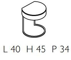 Caccaro Прикроватная тумбочка из дерева sun-id-1512507 - Вид №1
