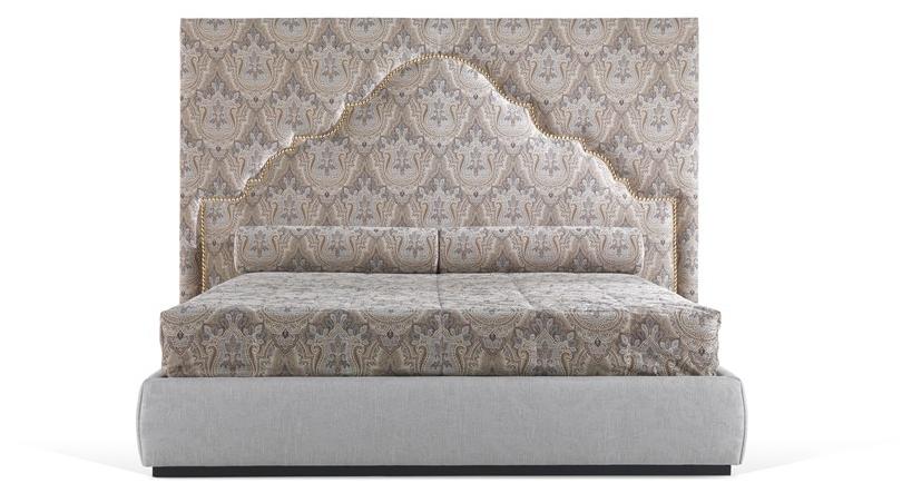 ETRO Home Interiors Кровать King size из ткани с высоким изголовьем sun-id-1471208 - Вид №1