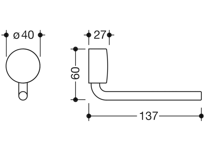 815.21.30160 запасной держатель бумаги HEWI WC-Accessoires  - Вид №1