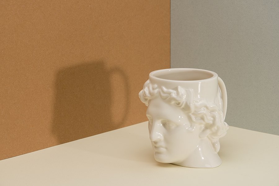 Кружка белая керамическая Hestia DOIY ДИЗАЙНЕРСКИЕ 00-3871472 Белый  - Вид №2