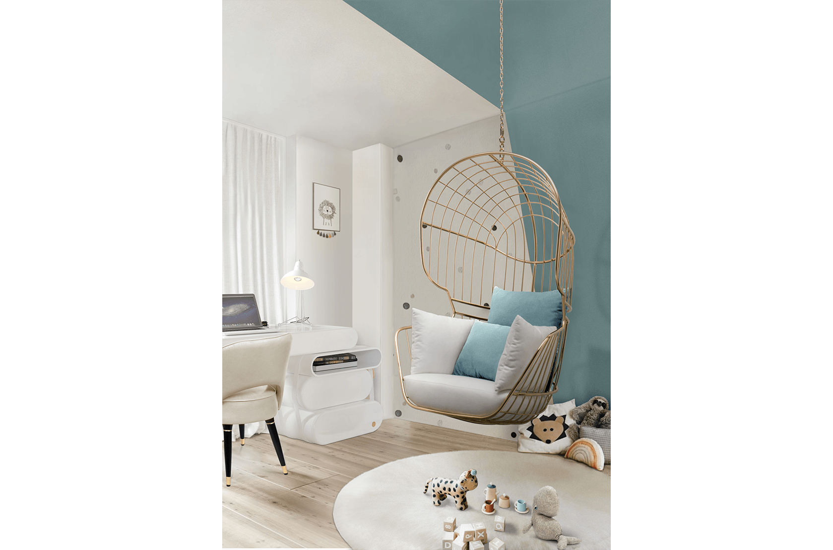 CIST528 Детское подвесное кресло Нодо Circu  - Вид №8