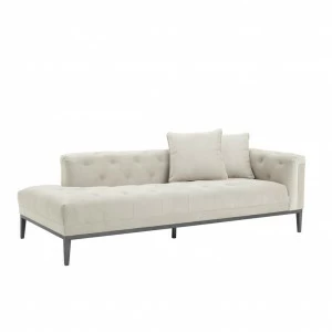 Кушетка Azore Left Delight Collection прямая молочная DELIGHT COLLECTION ДИЗАЙНЕРСКИЕ 248438 Молочный