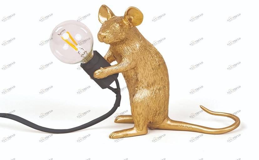 Seletti Светодиодная настольная лампа из смолы Mouse lamp sun-id-1347919