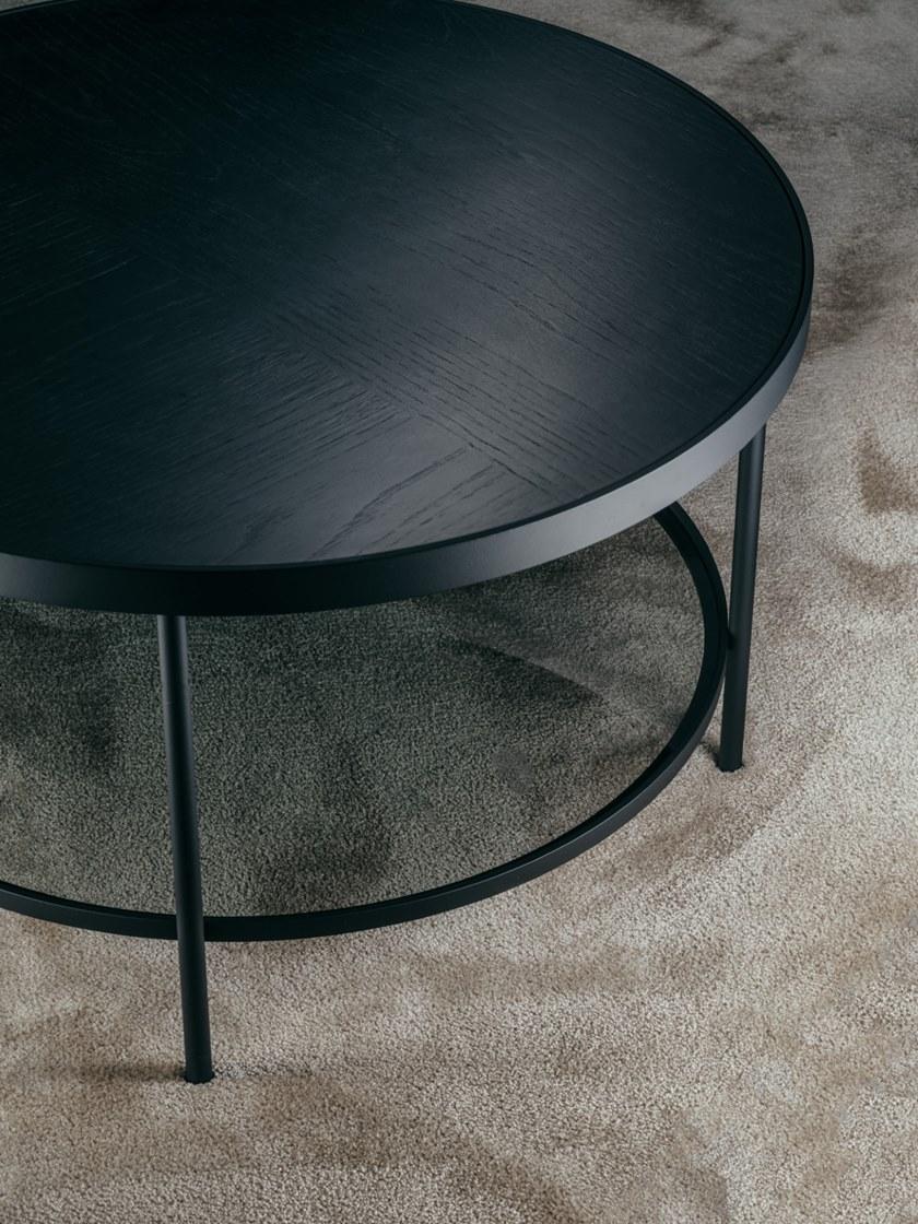 GIOPAGANI Круглый журнальный столик из дерева и стекла Fleurs du mal sun-id-1498544 - Вид №3