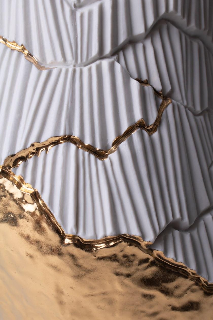 Fos Ceramiche Ваза из фарфора и золота Anemos sun-id-1513353 - Вид №6