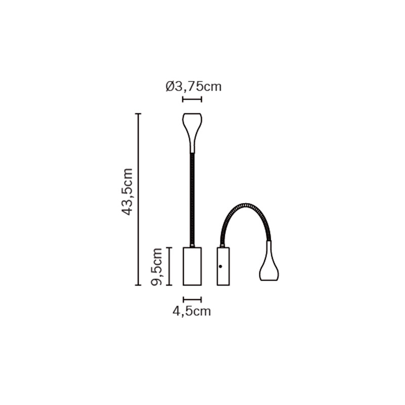Светильник настенный белый Fabbian D75D0101 FABBIAN  00-3882567 Белый  - Вид №6