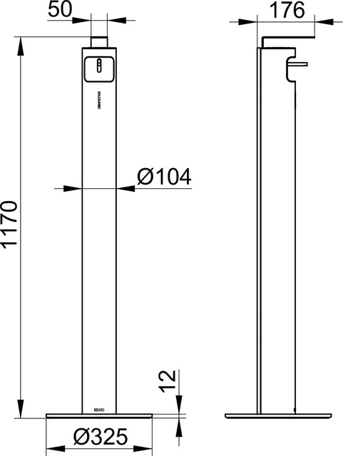 14957370400 контейнер для мыла KEUCO Plan - Вид №3