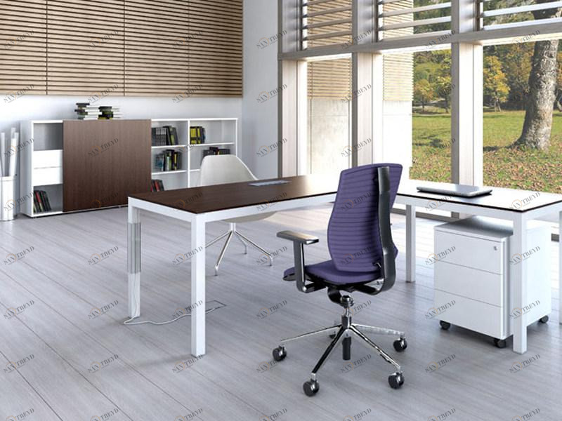 MDD Угловой стол из меламина Impuls sun-id-1354235