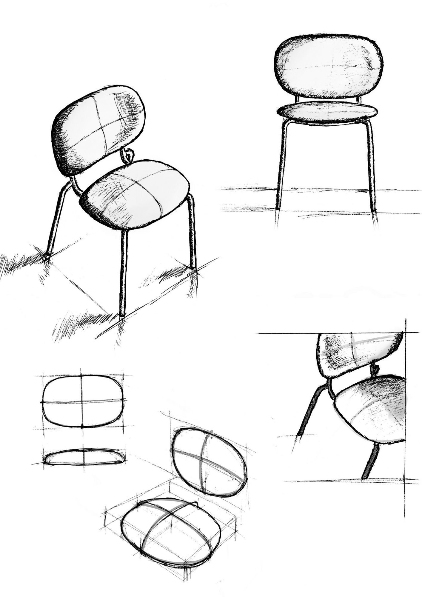 Стул из переработанной ткани S-CAB Si-Si ARCH-00030665 - Вид №24