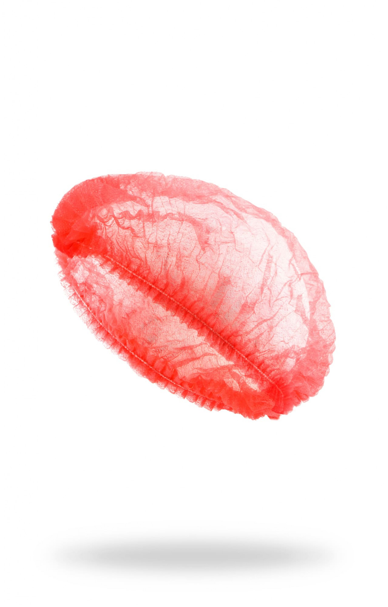 5042668 Шапочка-шарлотта красная  Медицинская одежда  размер Спецодежда 