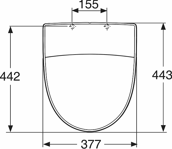 Z6405600001 Крышка сиденье для унитаза IDO Seven D - Вид №1