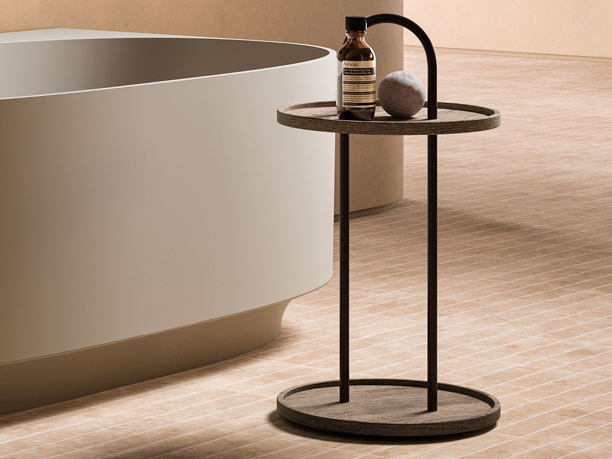 Высокий круглый деревянный журнальный столик Inbani NORM ARCH-00151541