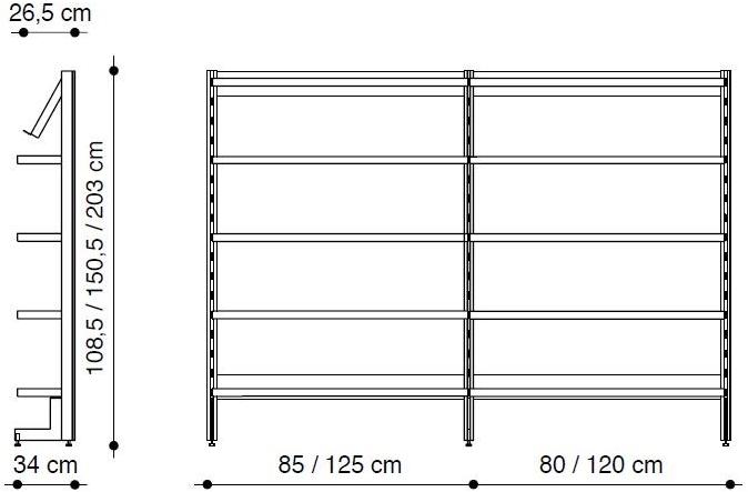Caimi Brevetti Книжный шкаф для офиса Big sun-id-1416130 - Вид №10