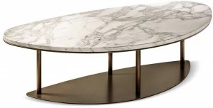 Cantori Низкий мраморный журнальный столик в современном стиле