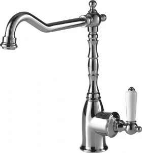Смеситель для кухни с высоким поворотным изливом, покрытие хром ART F775109C-1 bravat