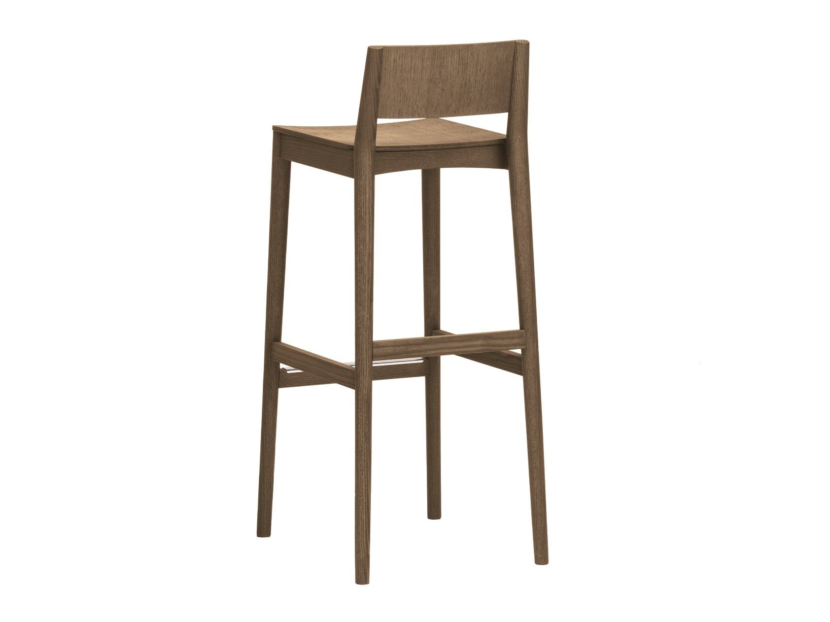 Высокий деревянный барный стул PIAVAL ELSA-Contract ARCH-00139033 - Вид №1
