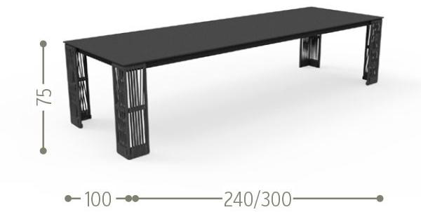 Talenti Прямоугольный садовый стол Cliff sun-id-1376538 - Вид №3