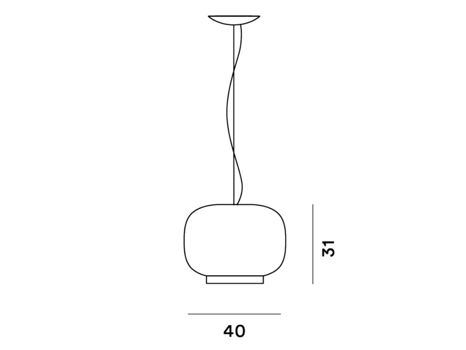 Выдувное стекло светодиодный подвесной светильник Foscarini Chouchin ARCH-00034368 - Вид №6