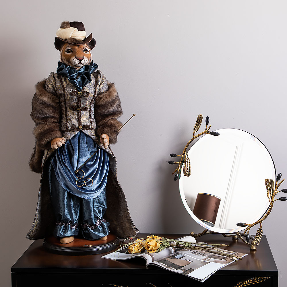 76132 Коллекционная кукла Тигрица Мадам Клико BOGACHO 4627196597525