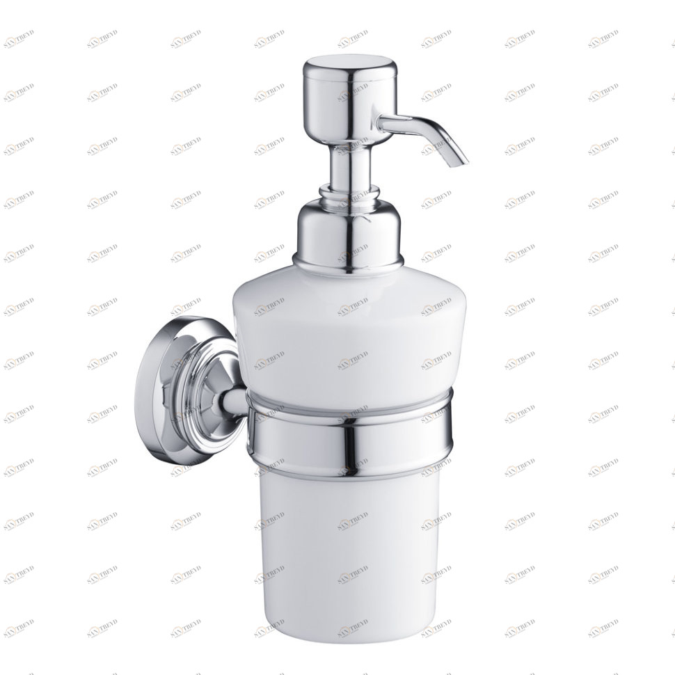 Дозатор для мыла, цвет белый/хром, Savoy  Burlington RA55 