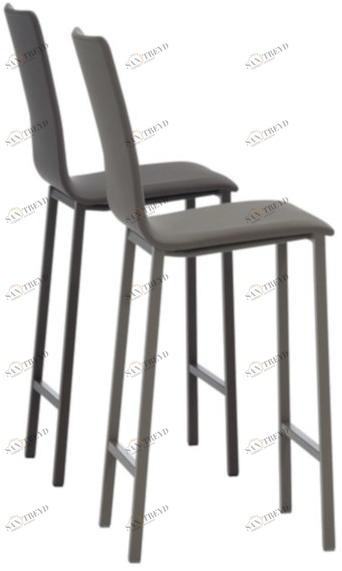 MOBLIBERICA Высокий табурет, обитый кожей Koko sun-id-1506684