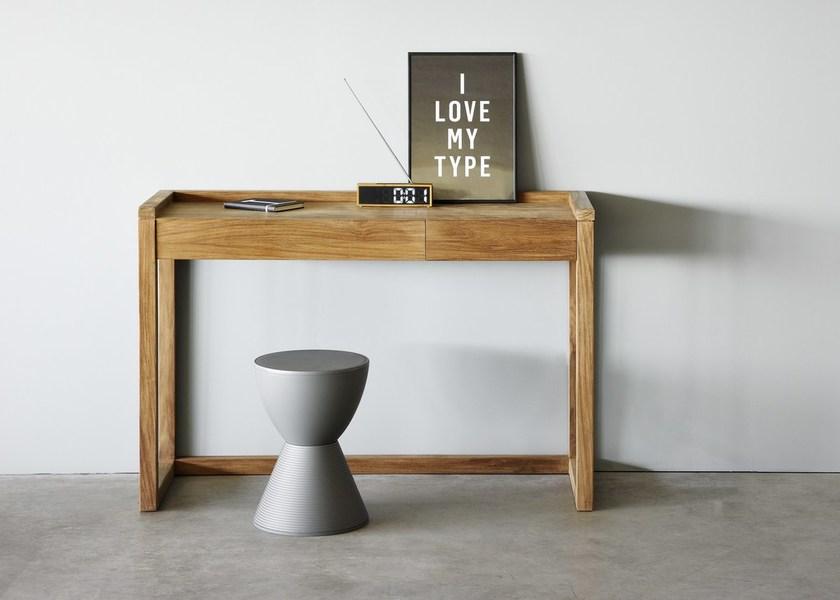 Ethnicraft Прямоугольный стол из тика с ящиками Teak frame 14066 - Вид №8