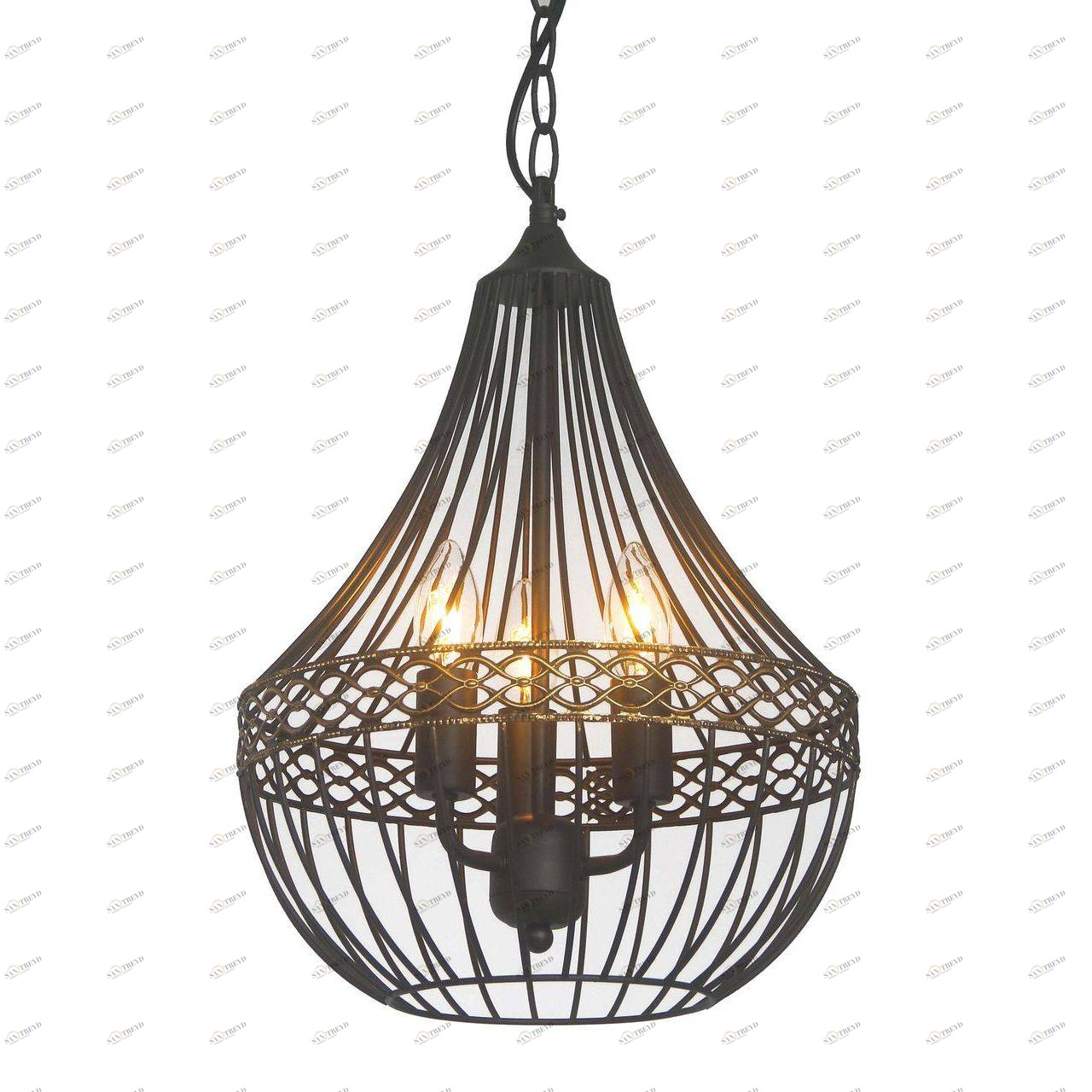 Подвесная люстра Favourite Terra 1800-3P FAVOURITE TERRA BROWN 057228 Черный 