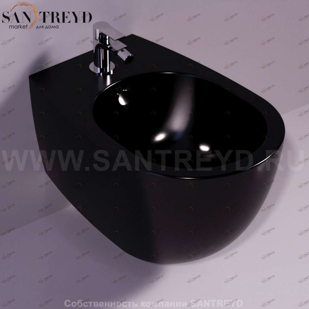 VI19NERO Биде подвесное Vignoni Simas