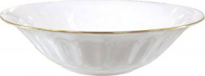 10563833 Императорский фарфоровый завод Салатник "Золотая лента" "Нега" кн1 Фарфор костяной