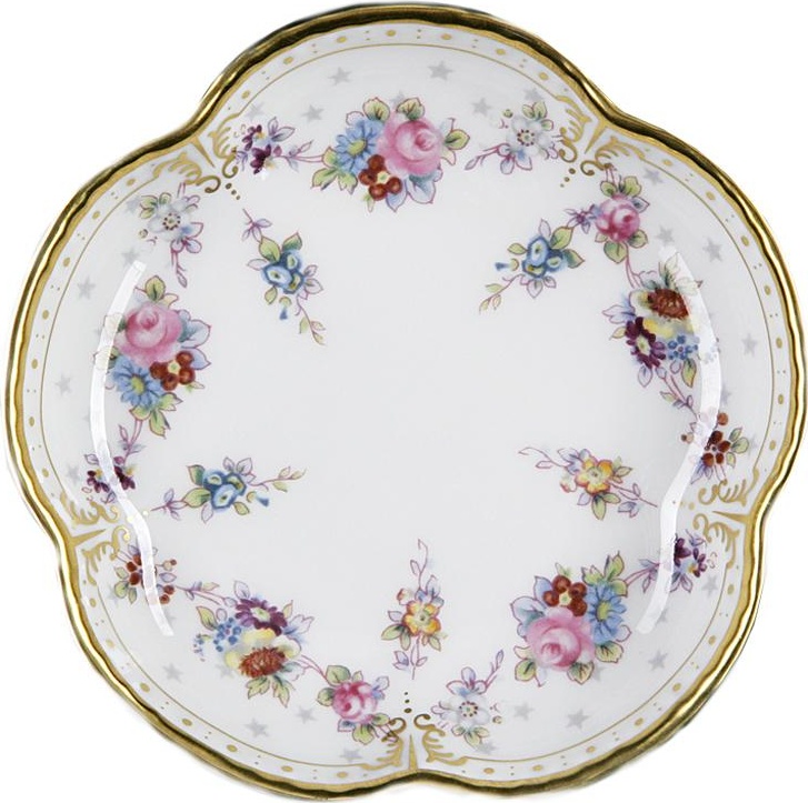 68813 Royal Crown Derby Блюдо Royal Crown Derby "Роял Антуанетта" 11,5см Фарфор костяной 