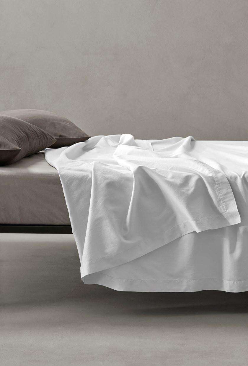 Society Limonta Однотонные хлопковые простыни Peach sun-id-1413412 - Вид №2